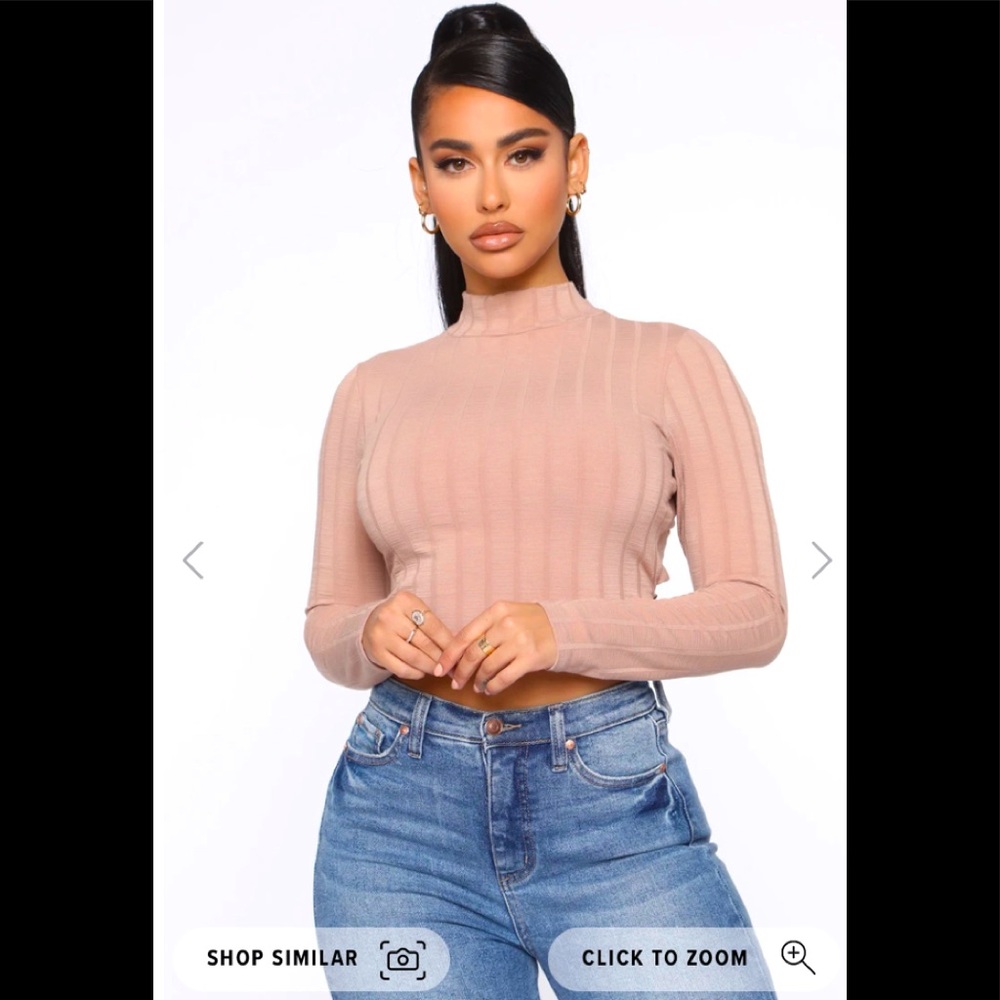 Backless turtle neck crop top